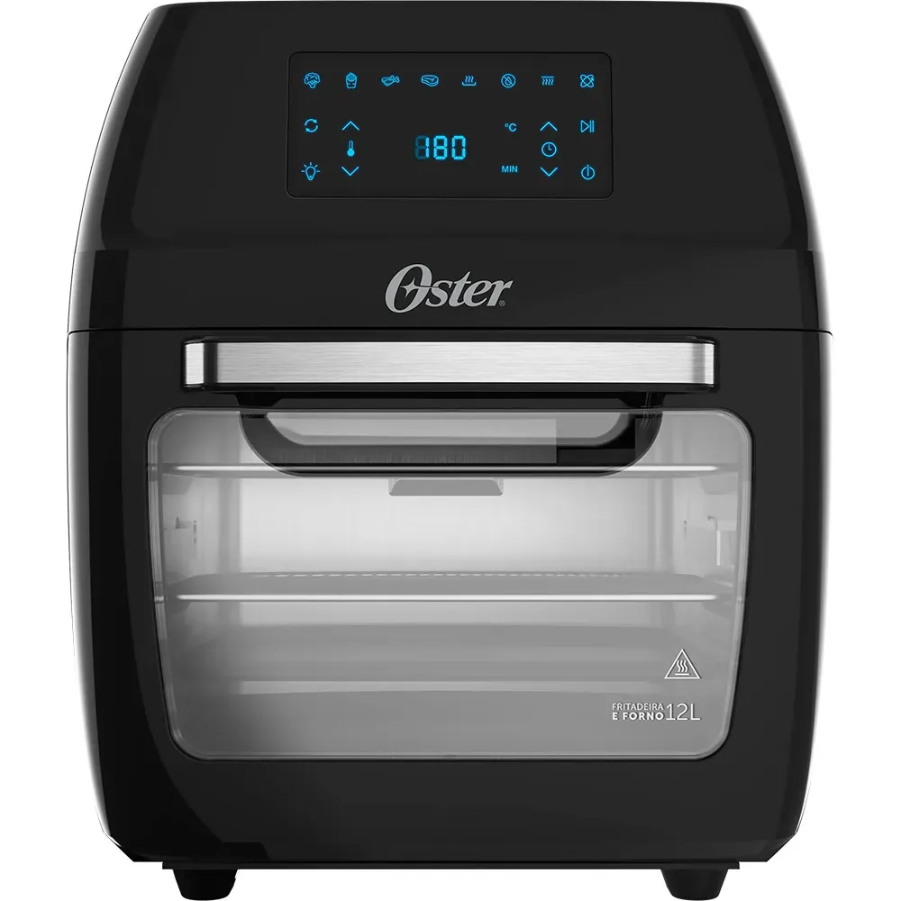 Solução curada: Fritadeira Oven Fryer 3 em 1 ofrt780 12 litros preta Oster cor preto